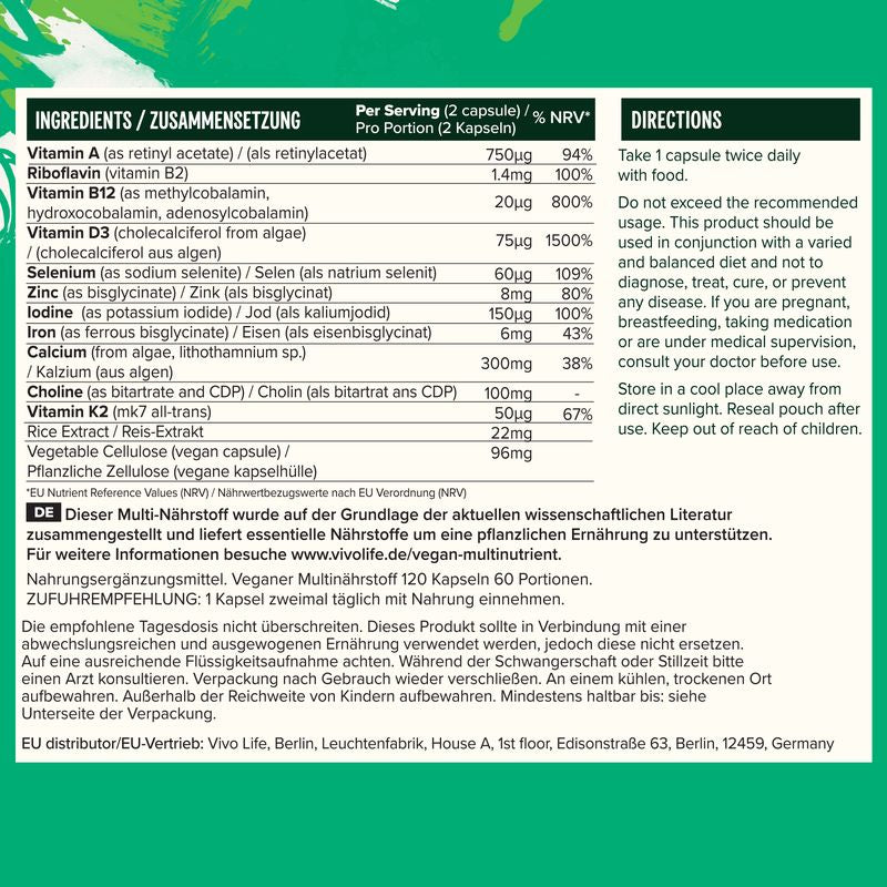 Veganer Multistoffkomplex